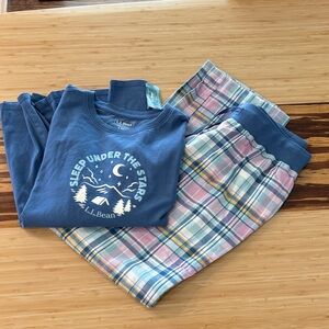 NWT L.L. Bean Women’s Camp PJ Set Size S